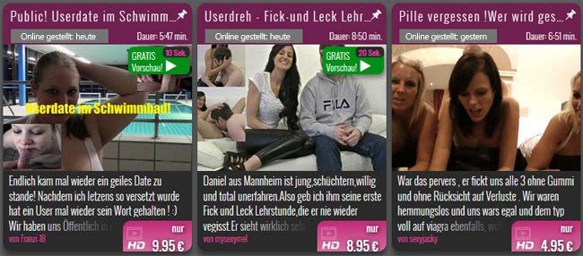 Fickvideos geiler Amateure in HD